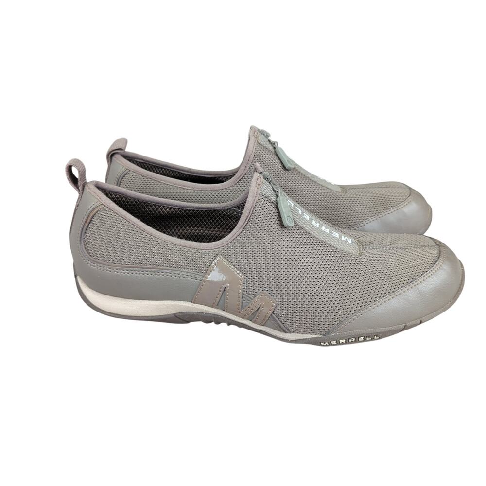 Merrell Women's Gray Mesh Slip-On Shoes Size 9